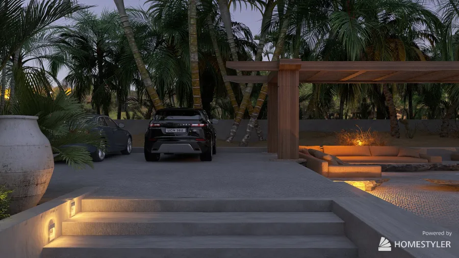 Tropical villa 3d design renderings