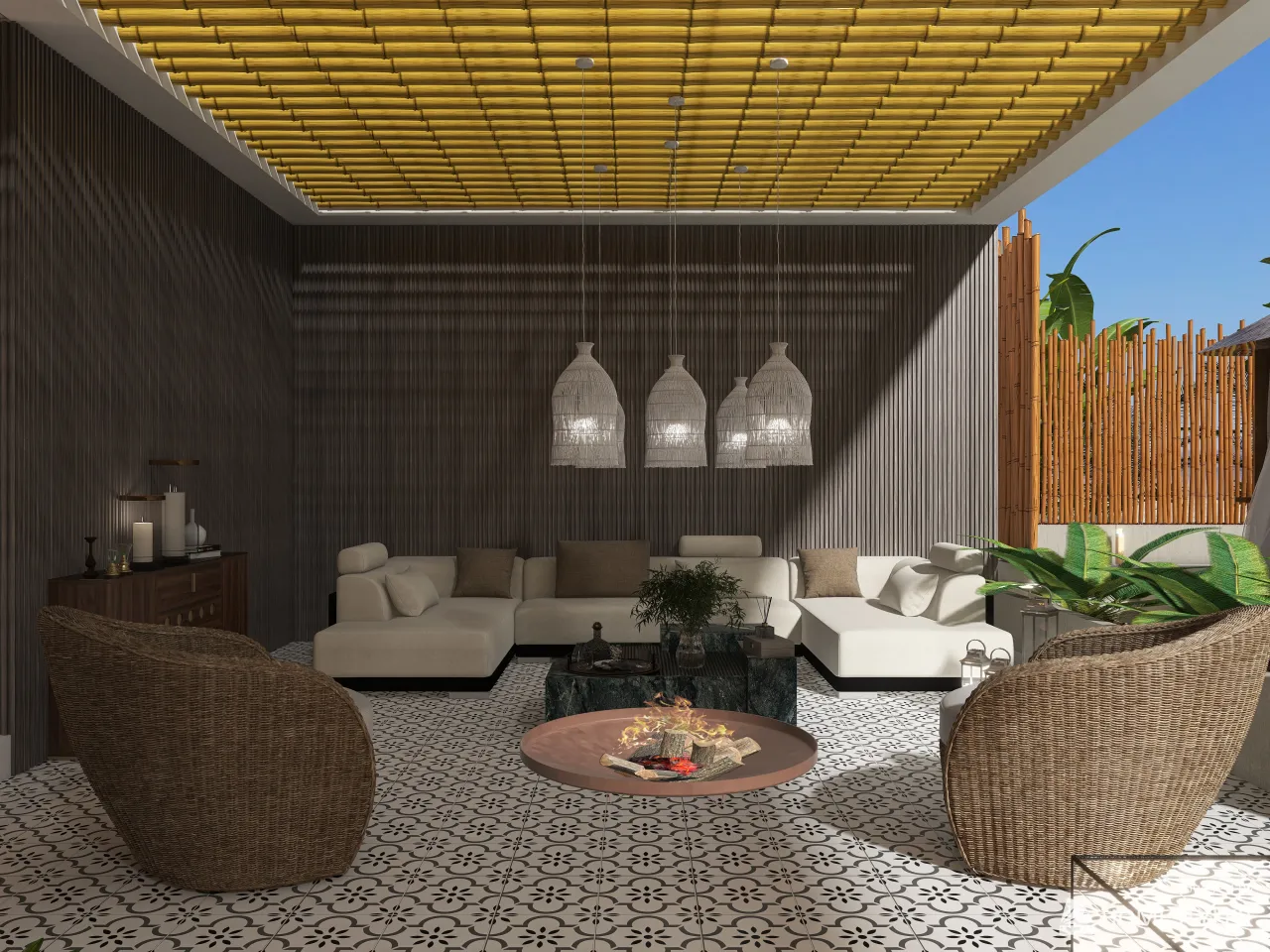 Lounge 3d design renderings