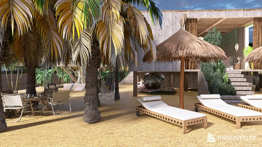 vivre sous les tropiques 3d design renderings