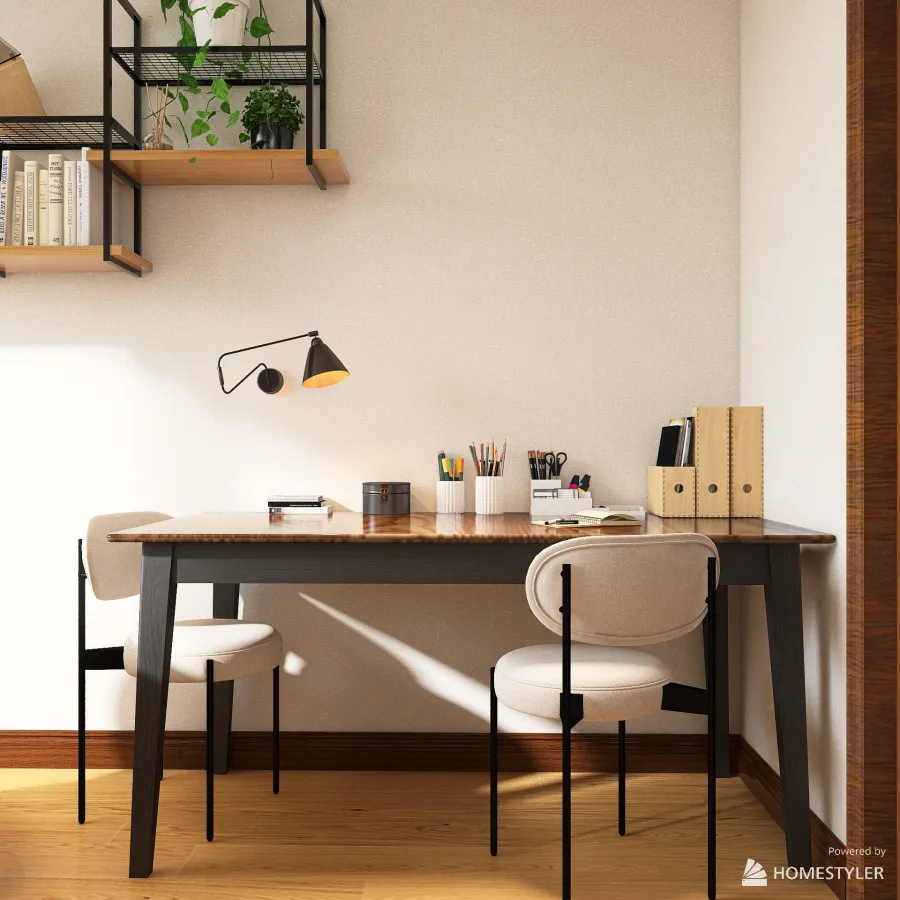 Living Room & Bedroom 3d design renderings