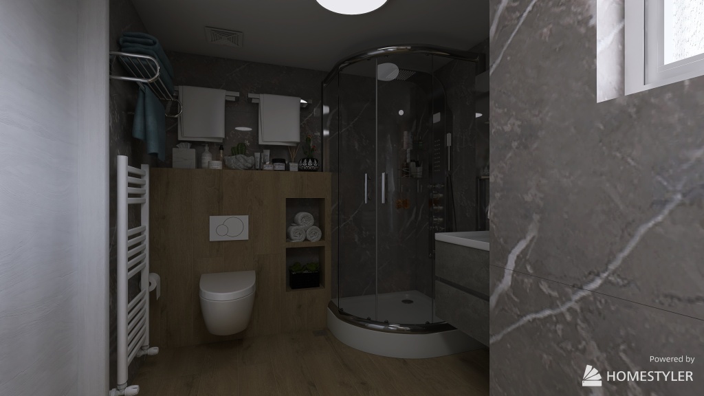 G&M  Bathroom A1 3d design renderings