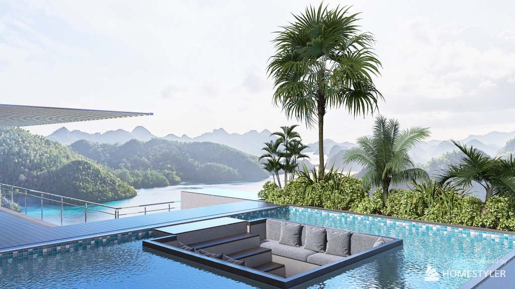 Tropical Dreaming 3d design renderings