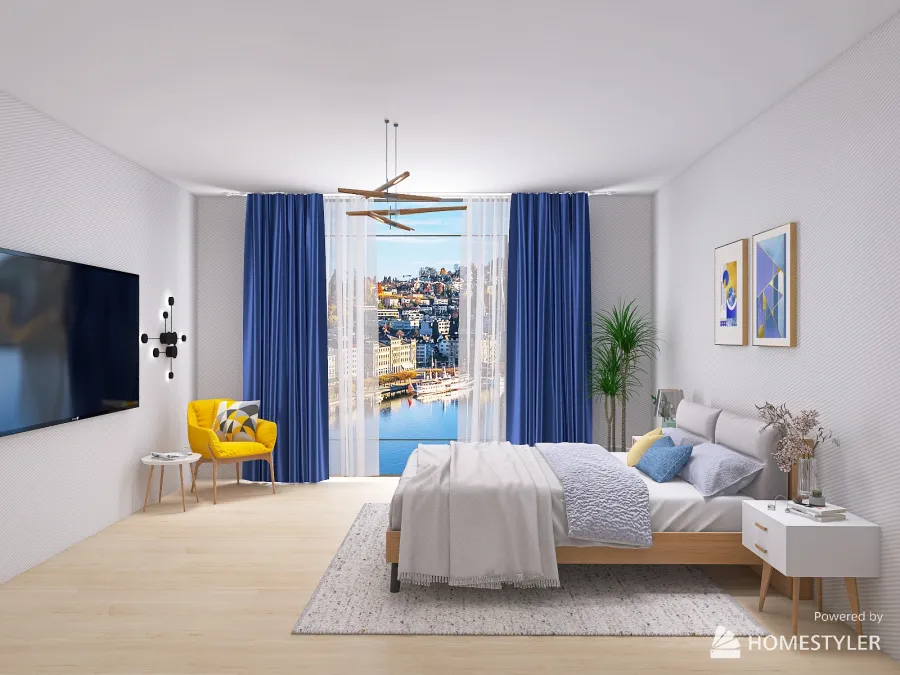 Bedroom ＂Velina＂ Style 3d design renderings