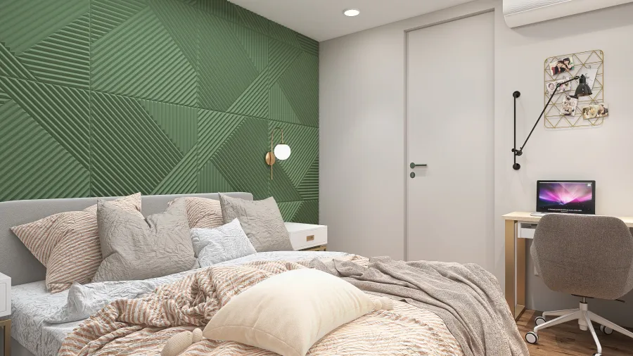 Спальня родителей 3d design renderings
