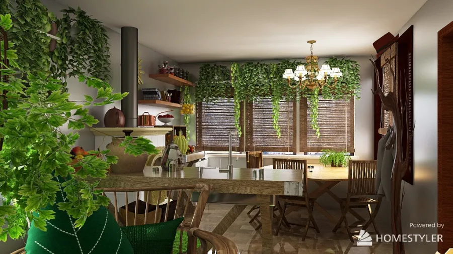 Elven Fae Home 3d design renderings