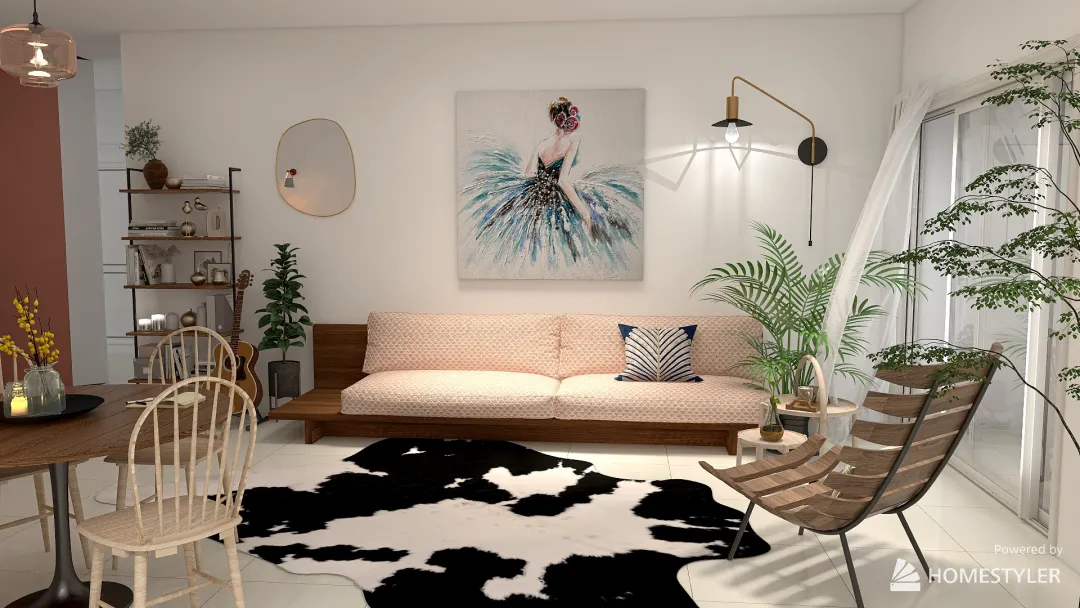 דירת קבלן 4 חדרים בעומרים אופציה ב׳ 3d design renderings