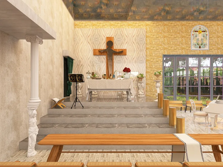 The Church 3d design renderings