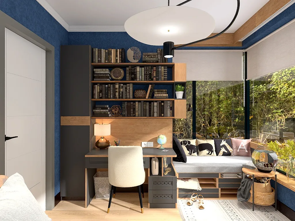 SecondBedroom 3d design renderings