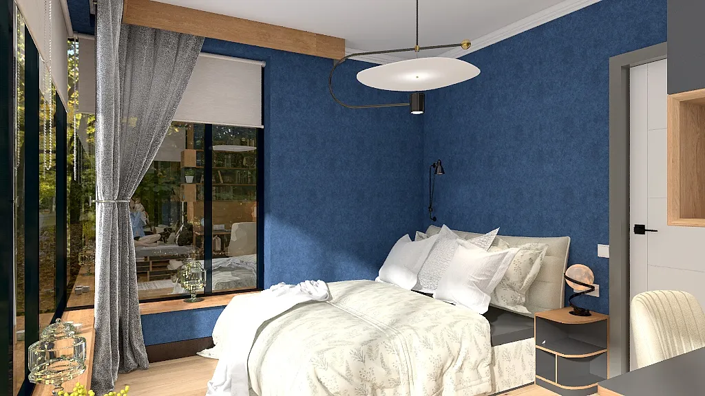 SecondBedroom 3d design renderings