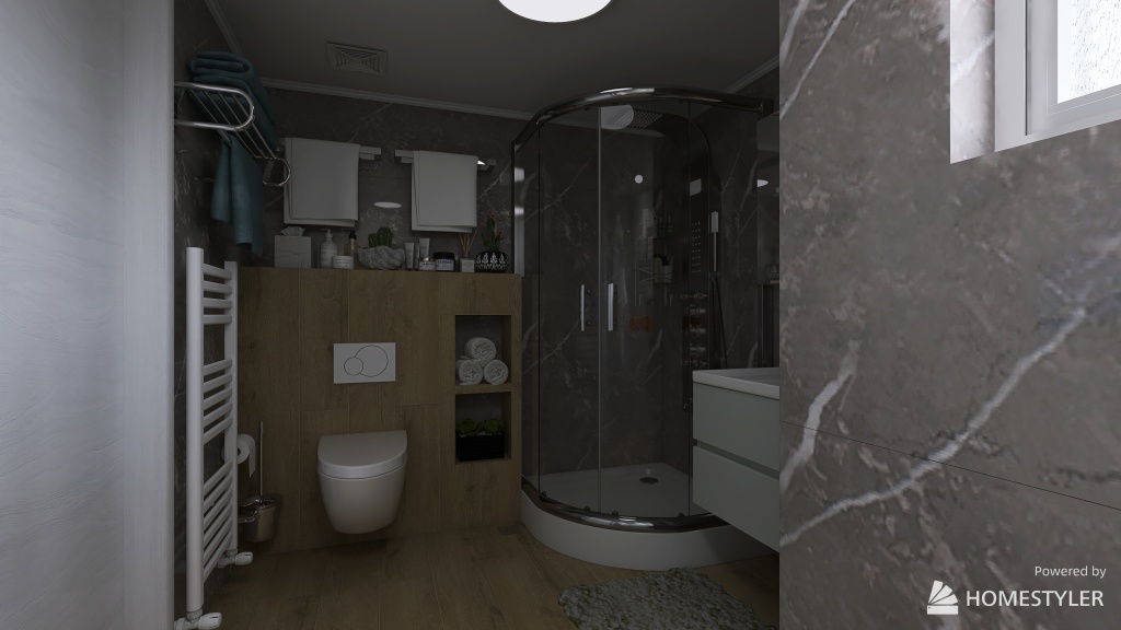 G&M  Bathroom A1 3d design renderings