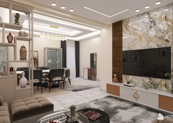 Living room 🥰 Design Rendering