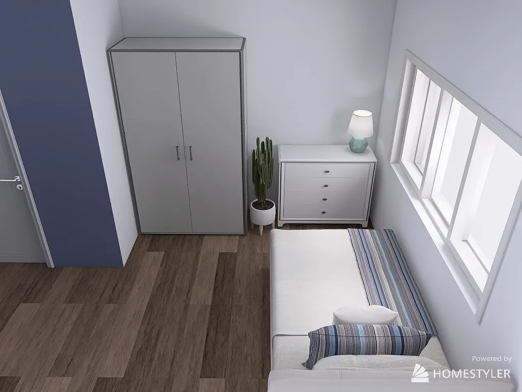 projekt spavaca soba - obiteljska kuca 3d design renderings