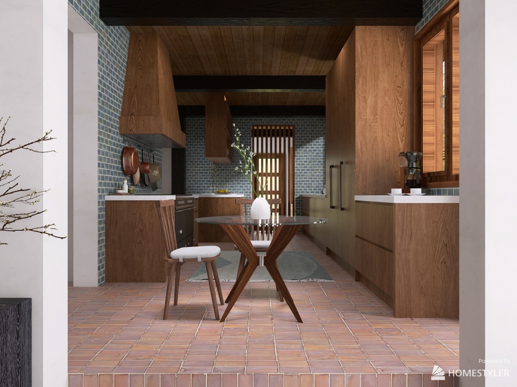 Midcentury Home 3d design renderings