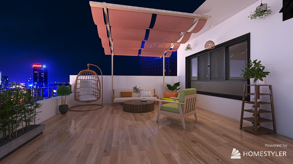 terrace 3d design renderings