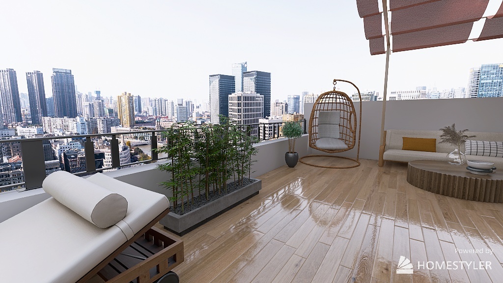 terrace 3d design renderings