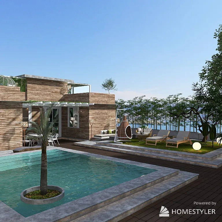Casa al mare 3d design renderings