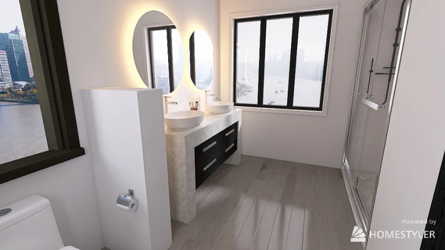 Small Studio Apartment 3d design renderings