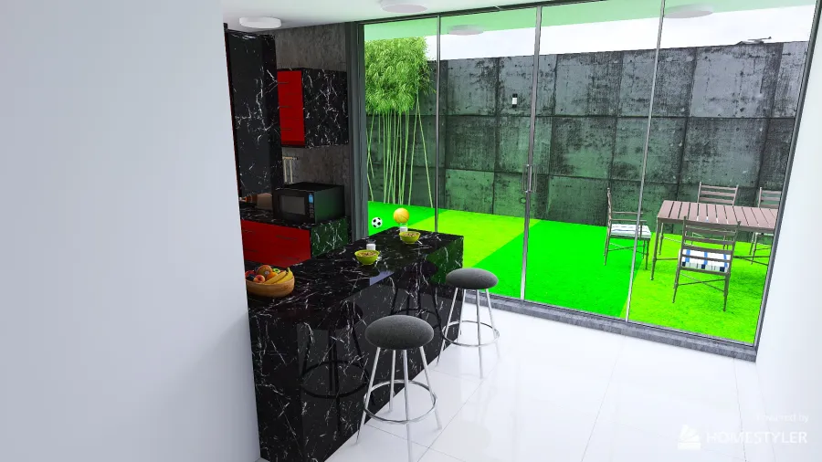casa pequeña 3d design renderings