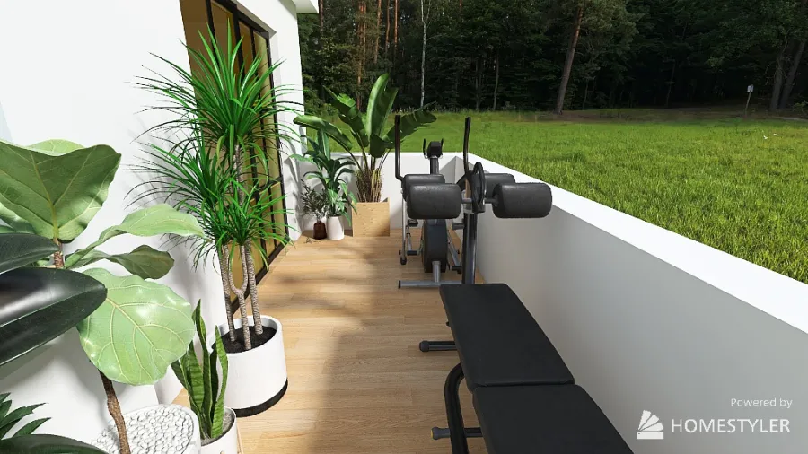 Mini Lux Beach House 3d design renderings
