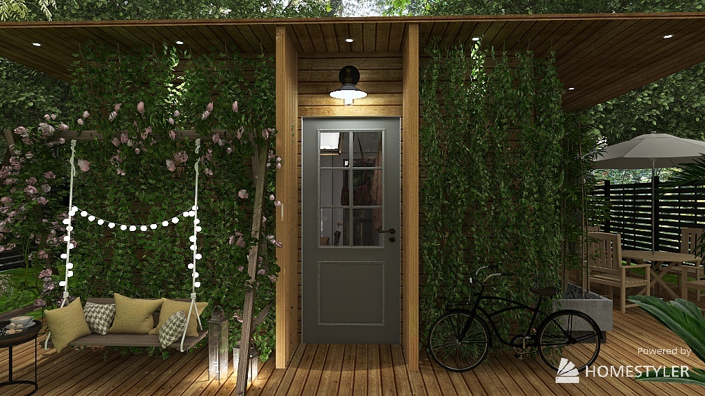 Tiny Home for Web 3d design renderings