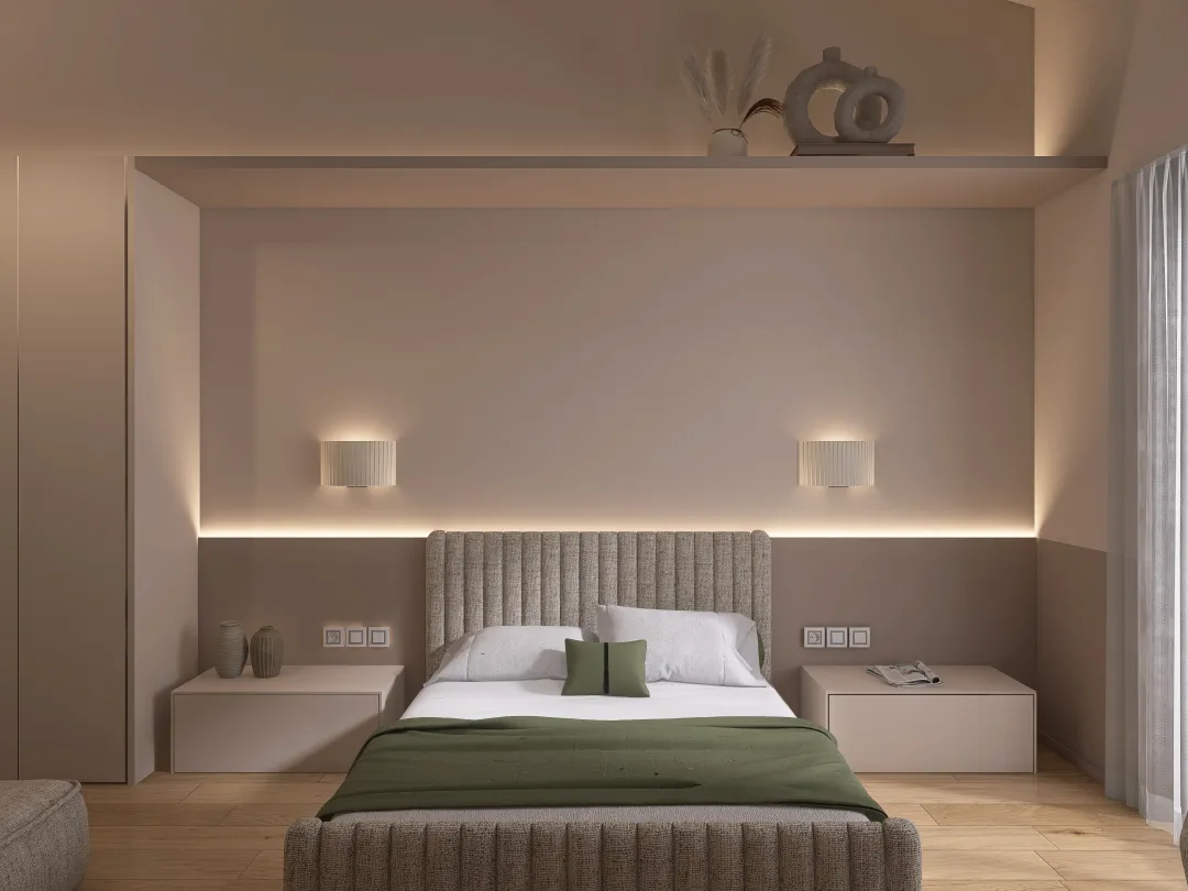 Master Bedroom Guaita 3d design renderings
