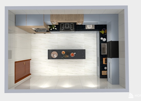 adel kitchen Design Rendering