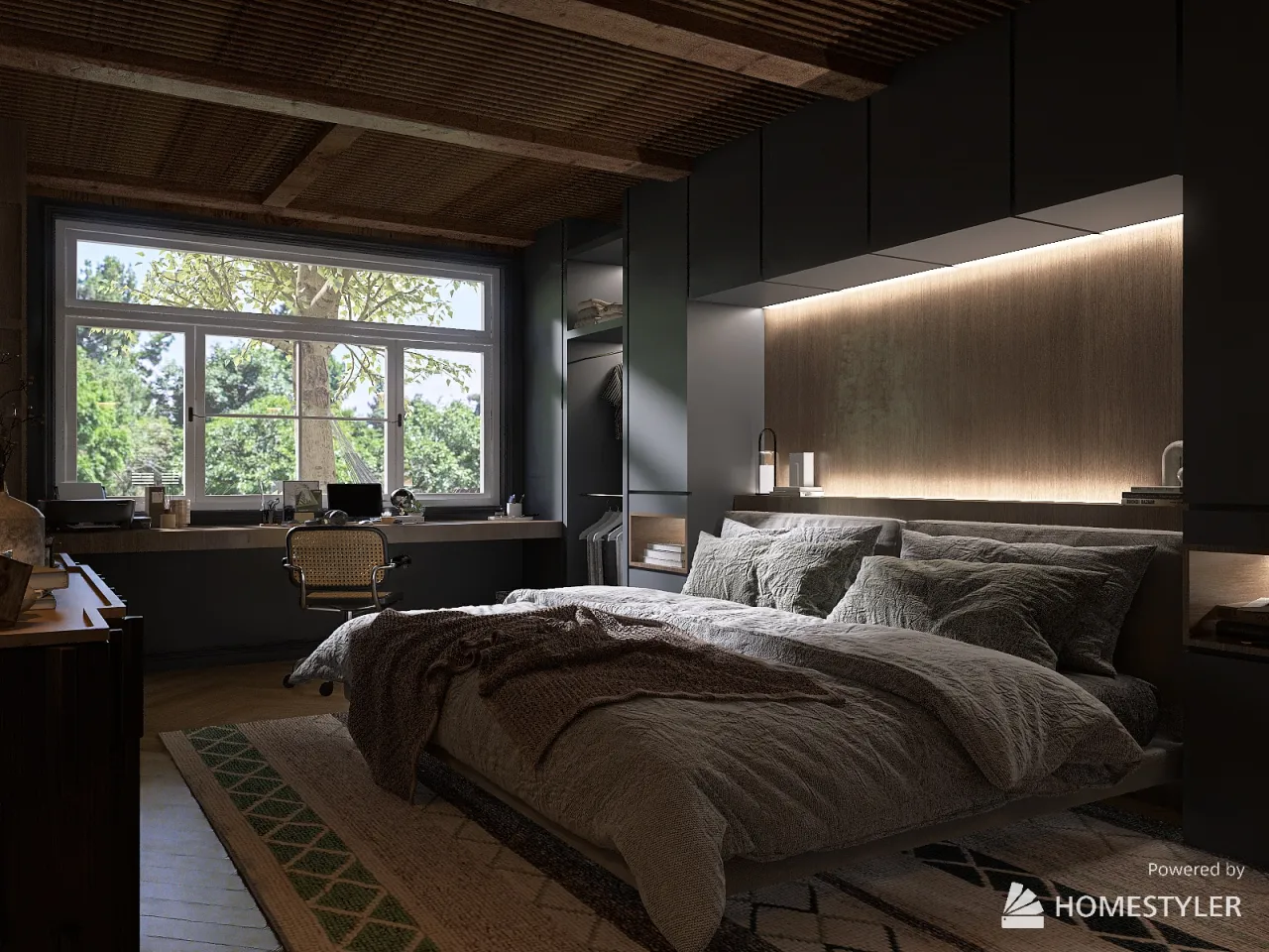 Bedroom 3d design renderings