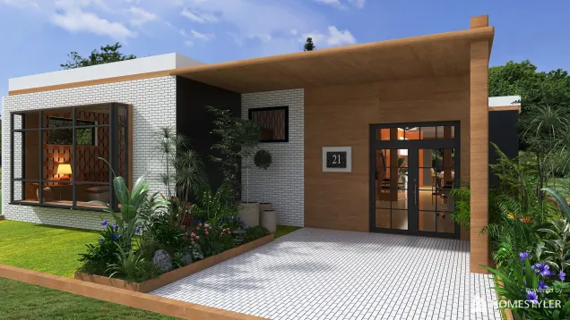Number 21.... A mid-century modern styled home