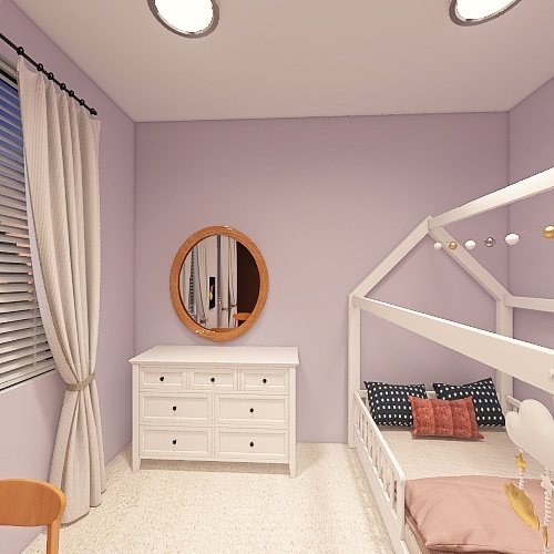 Skyler's Bedroom 3d design renderings