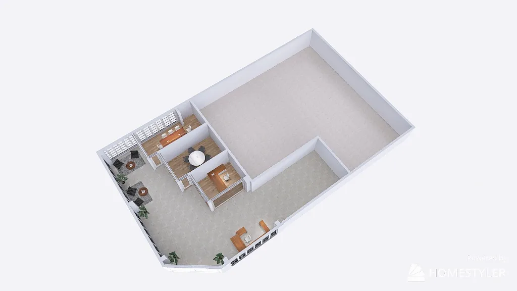 oficina mercosur 3d design renderings
