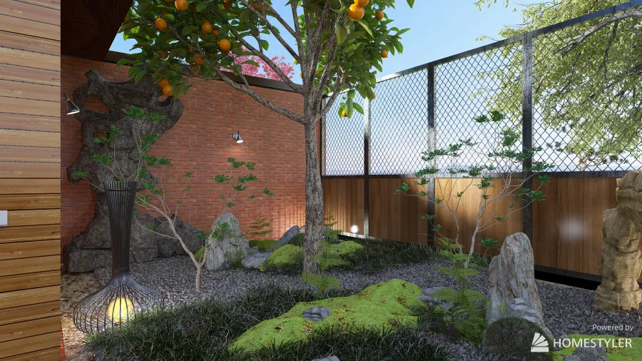 Yard 3d design renderings