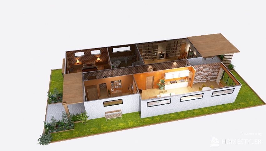 Number 21.... A mid-century modern styled home 3d design picture 306.49