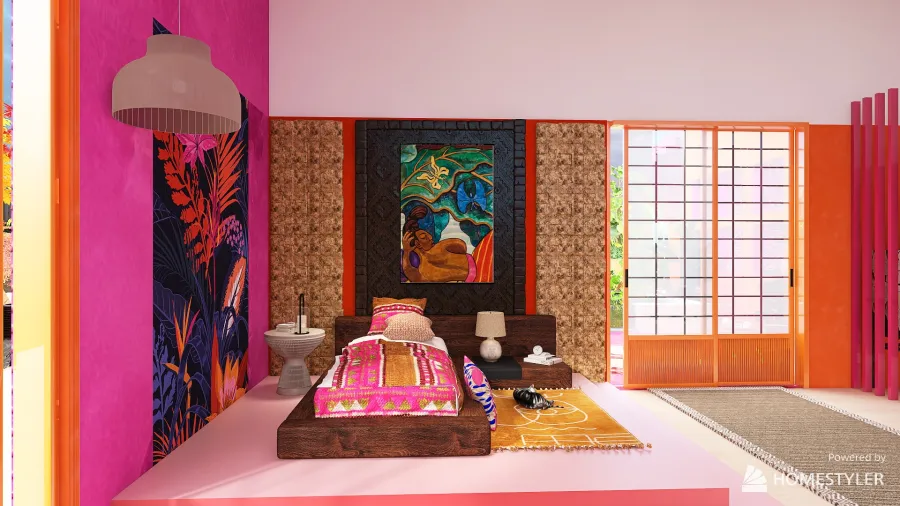 Si Frida Kahlo et Yayoi Kusama s'étaient rencontrées... 3d design renderings