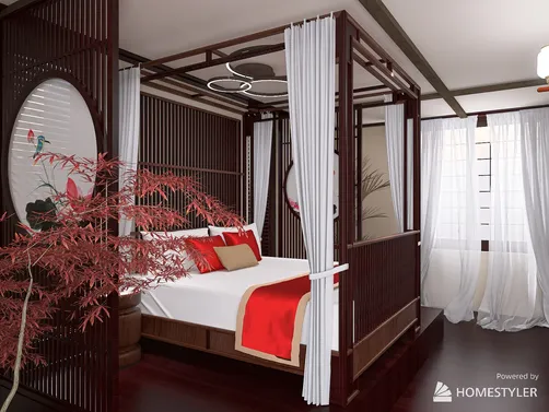 Japandi bedroom