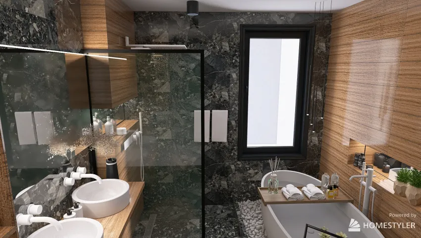 Modern bathroom 3d design picture 8.45