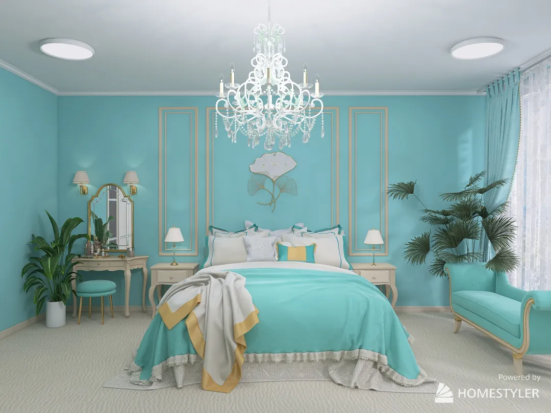 Спальня ＂Мальдивы＂ 3d design renderings