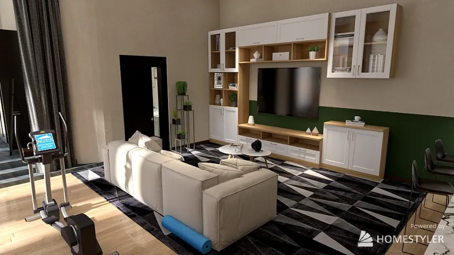 Apartment for 1 3d design renderings
