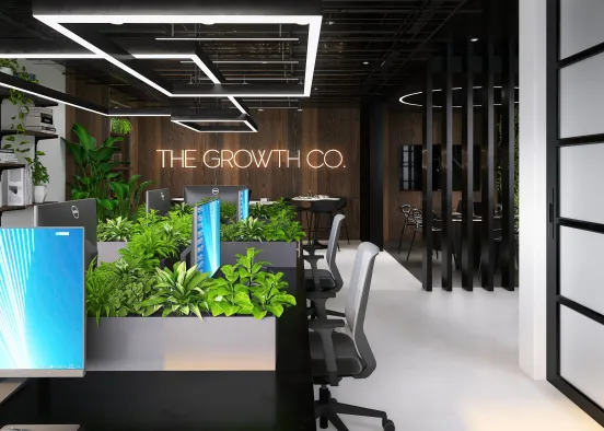 The Grow Co. Office Design -Before Design Rendering