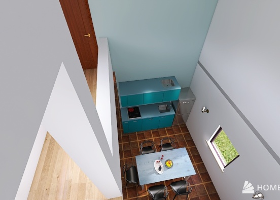 Copy of pequena casa - 1 piso - 1 quarto Design Rendering