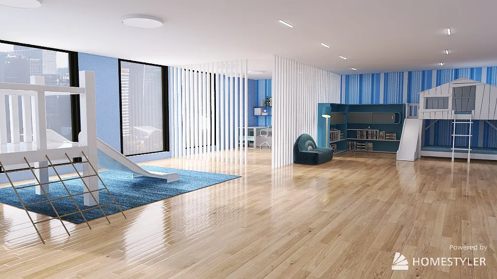 Dream room for kids, created by a kid 3d design renderings
