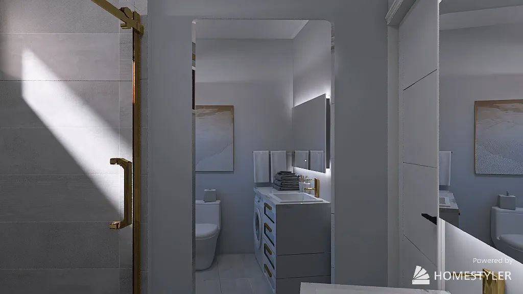 MasterBathroom 3d design renderings