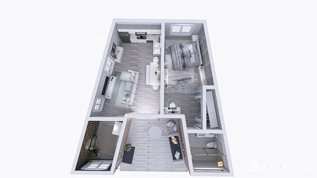 A house 3d design renderings