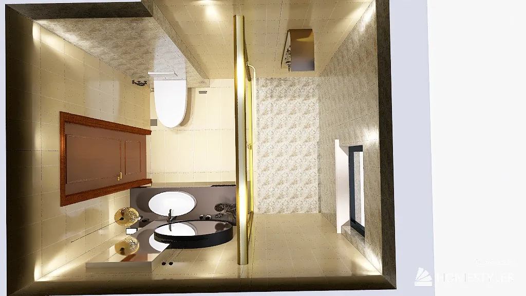1STFLOOR BATHROOM#1 3d design renderings