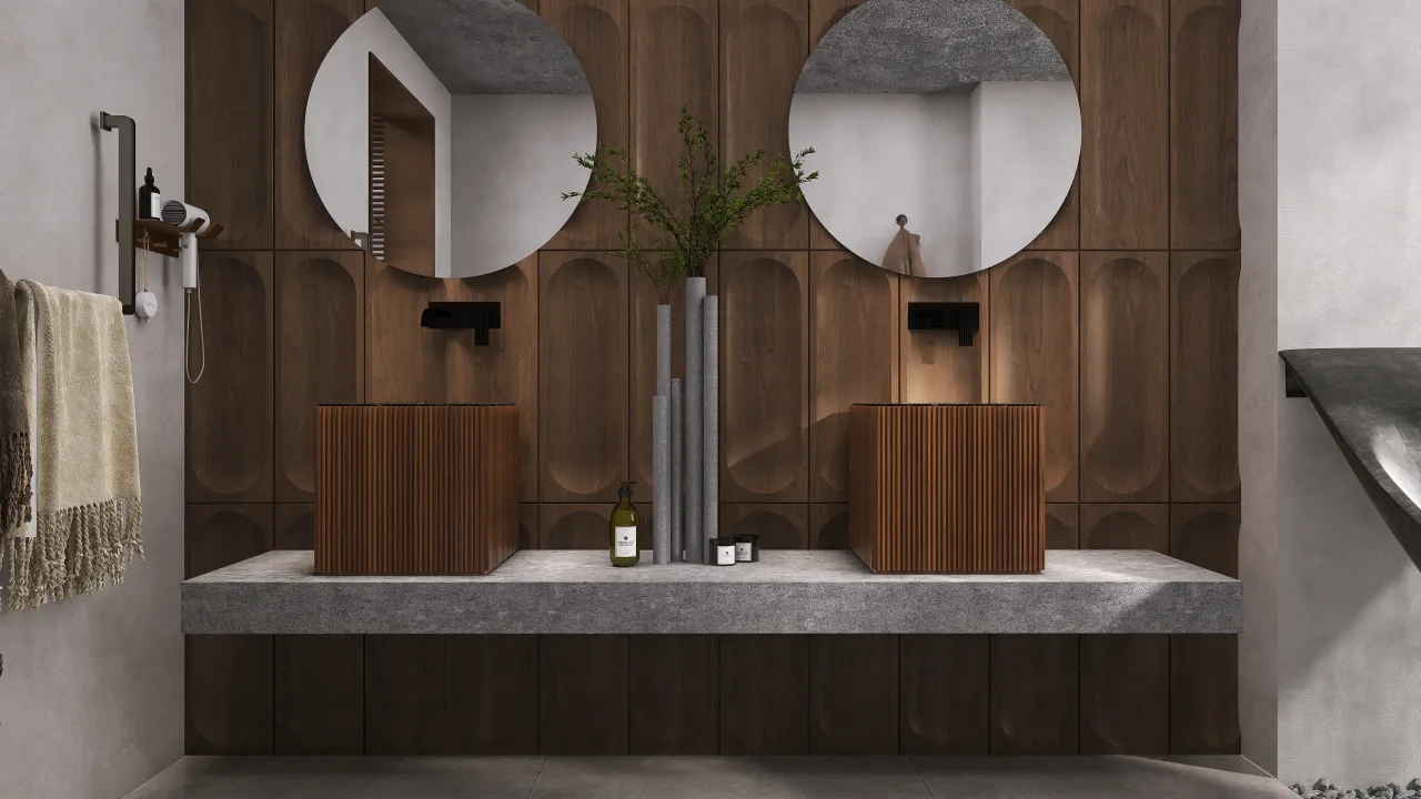 MasterBathroom 3d design renderings