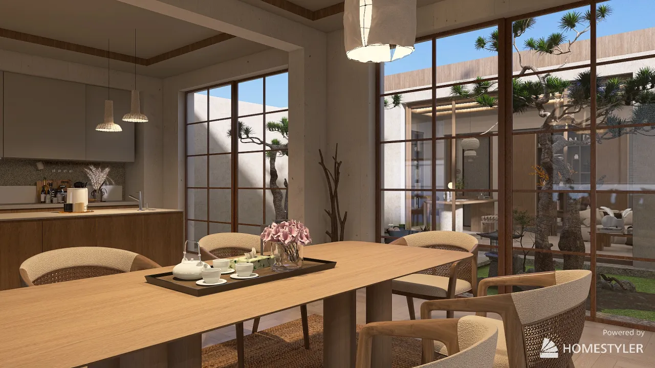 DiningRoom 3d design renderings