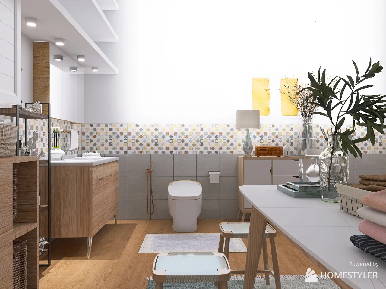 Bathroom 3d design renderings