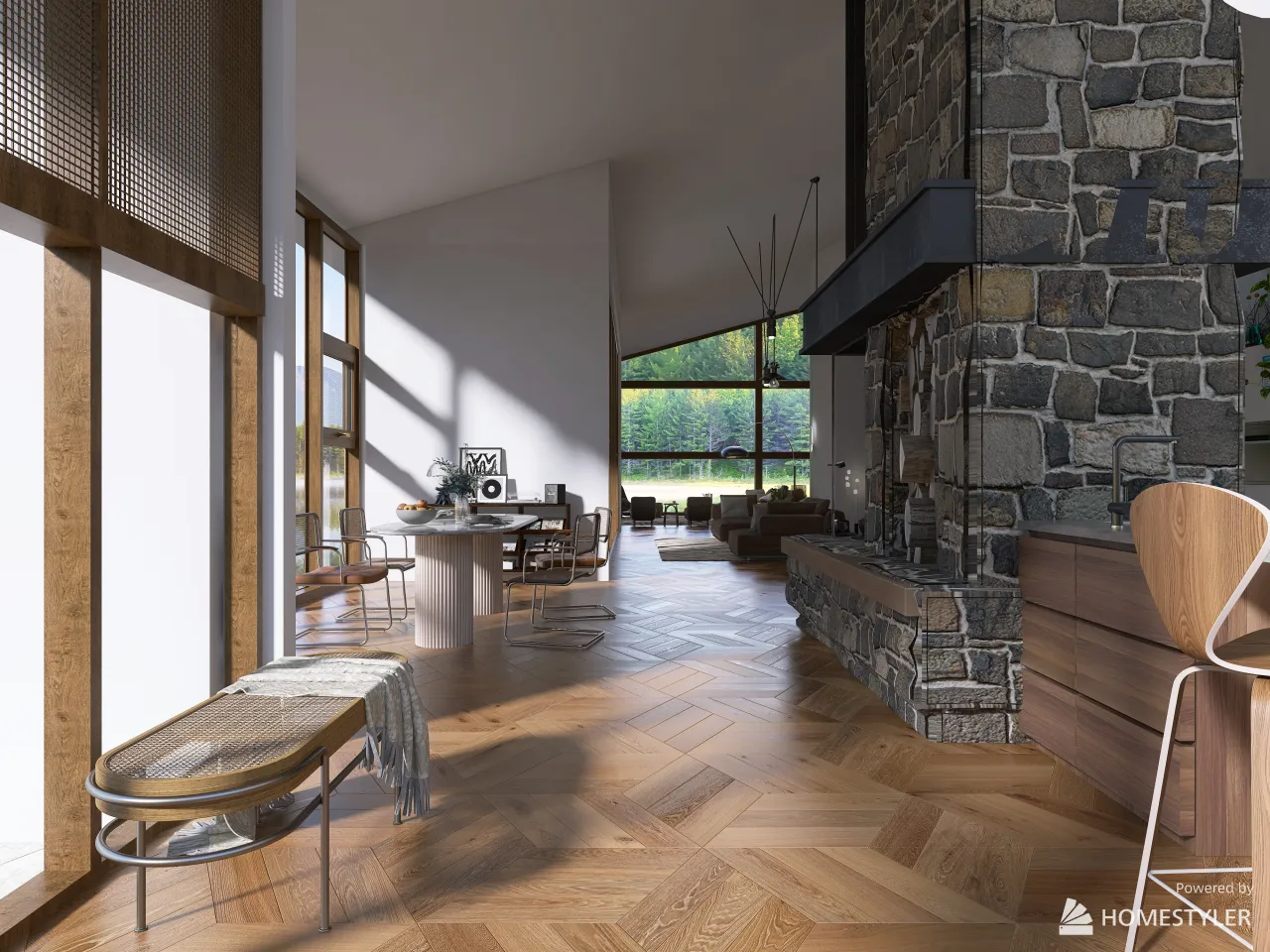 LivingRoom 3d design renderings