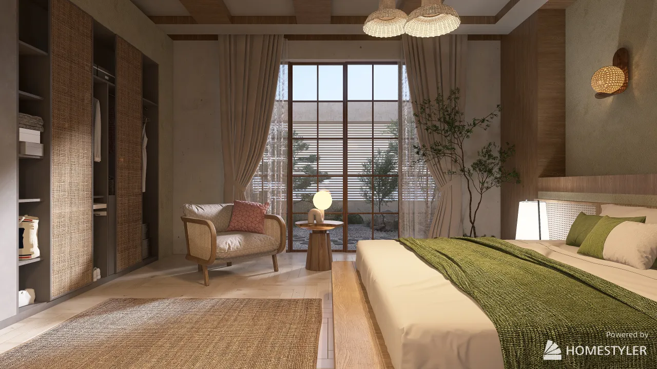 Bedroom 3d design renderings