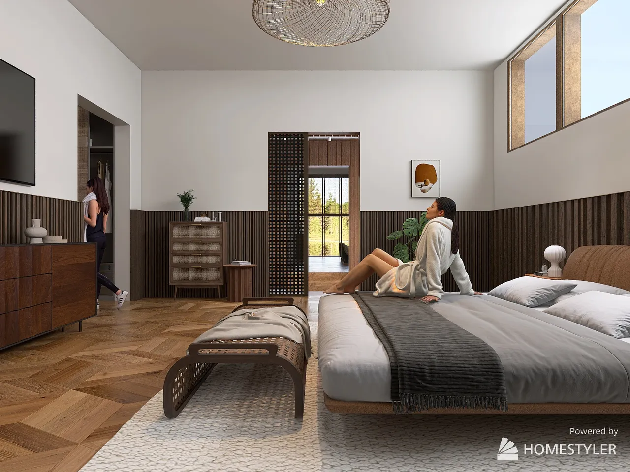 MasterBedroom 3d design renderings