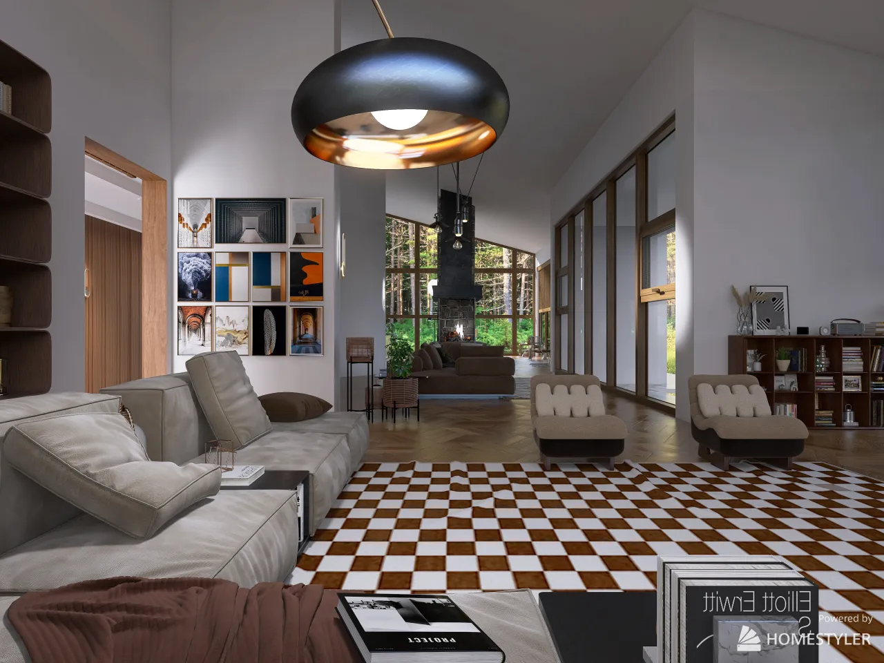 LivingRoom 3d design renderings